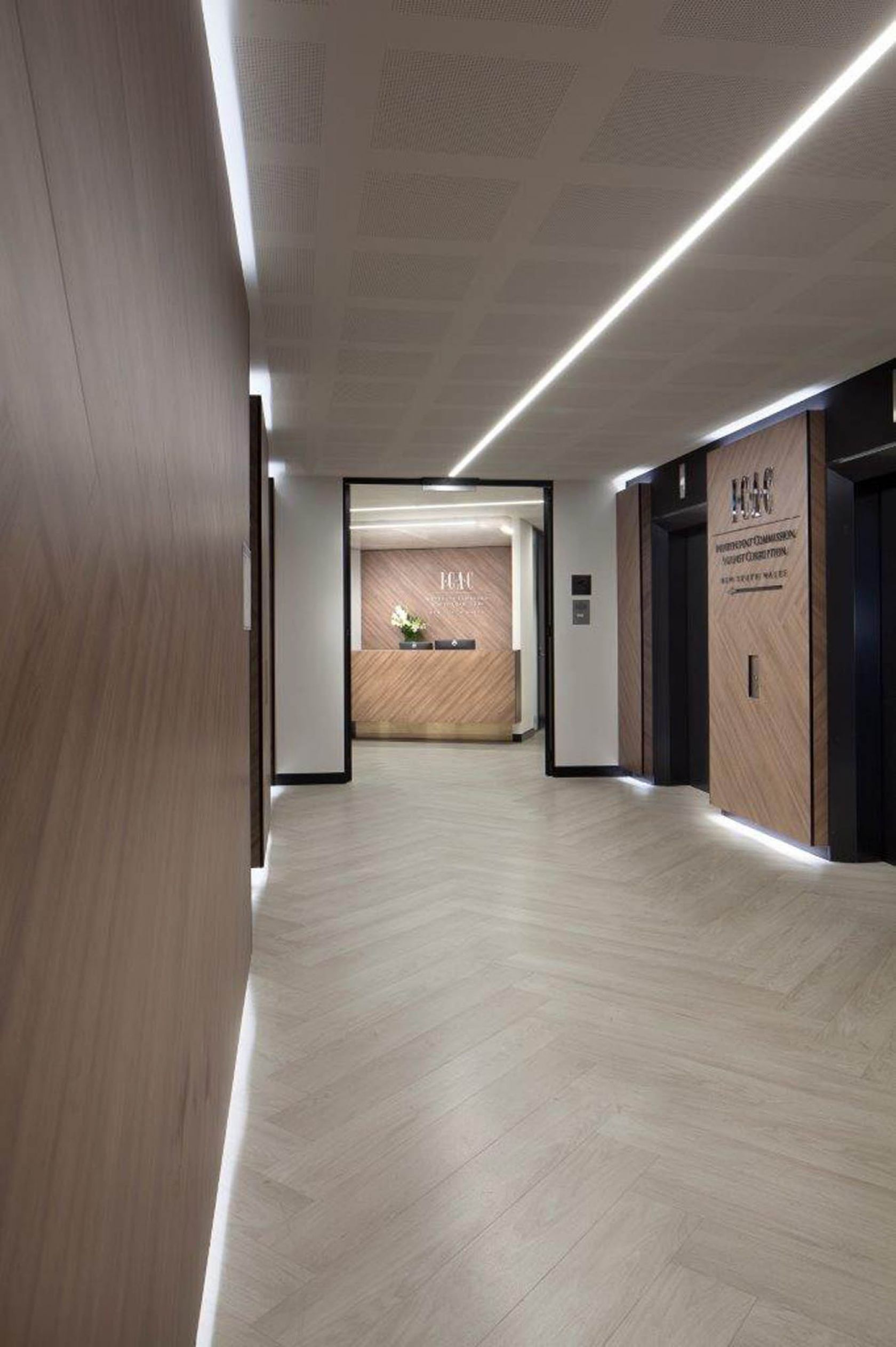 icac sydney office fitout lobby