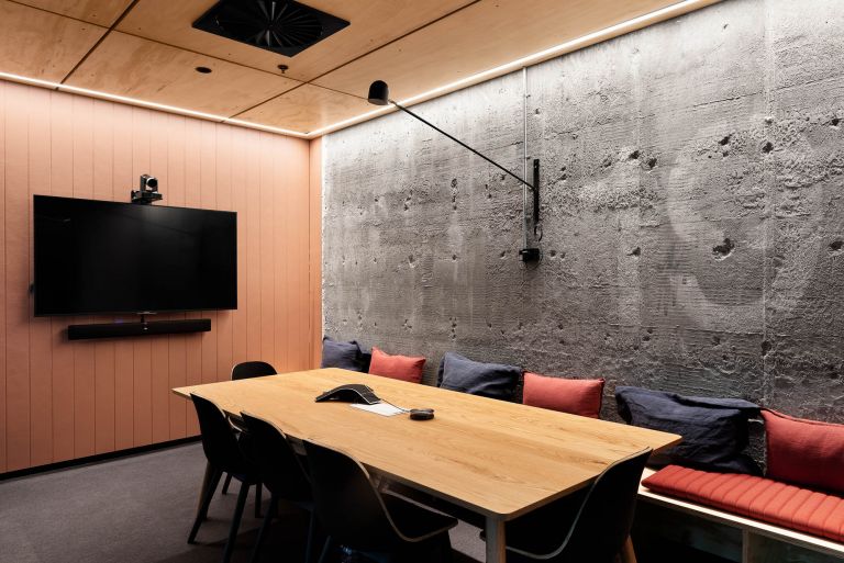 space and co office interior fitout melbourne meeting room
