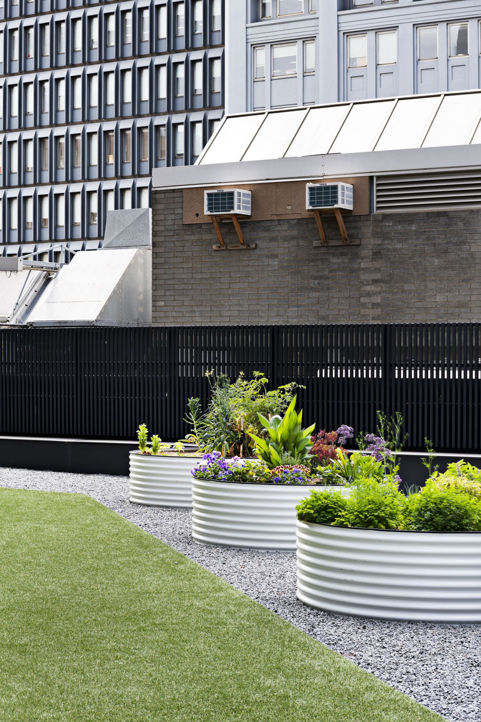 unisuper outdoor terrace melbourne planter box