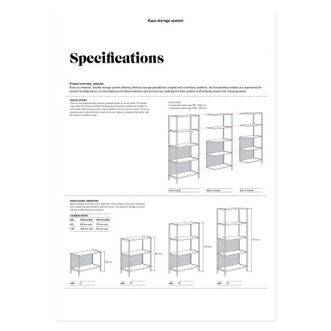 Kase Specification Sheet