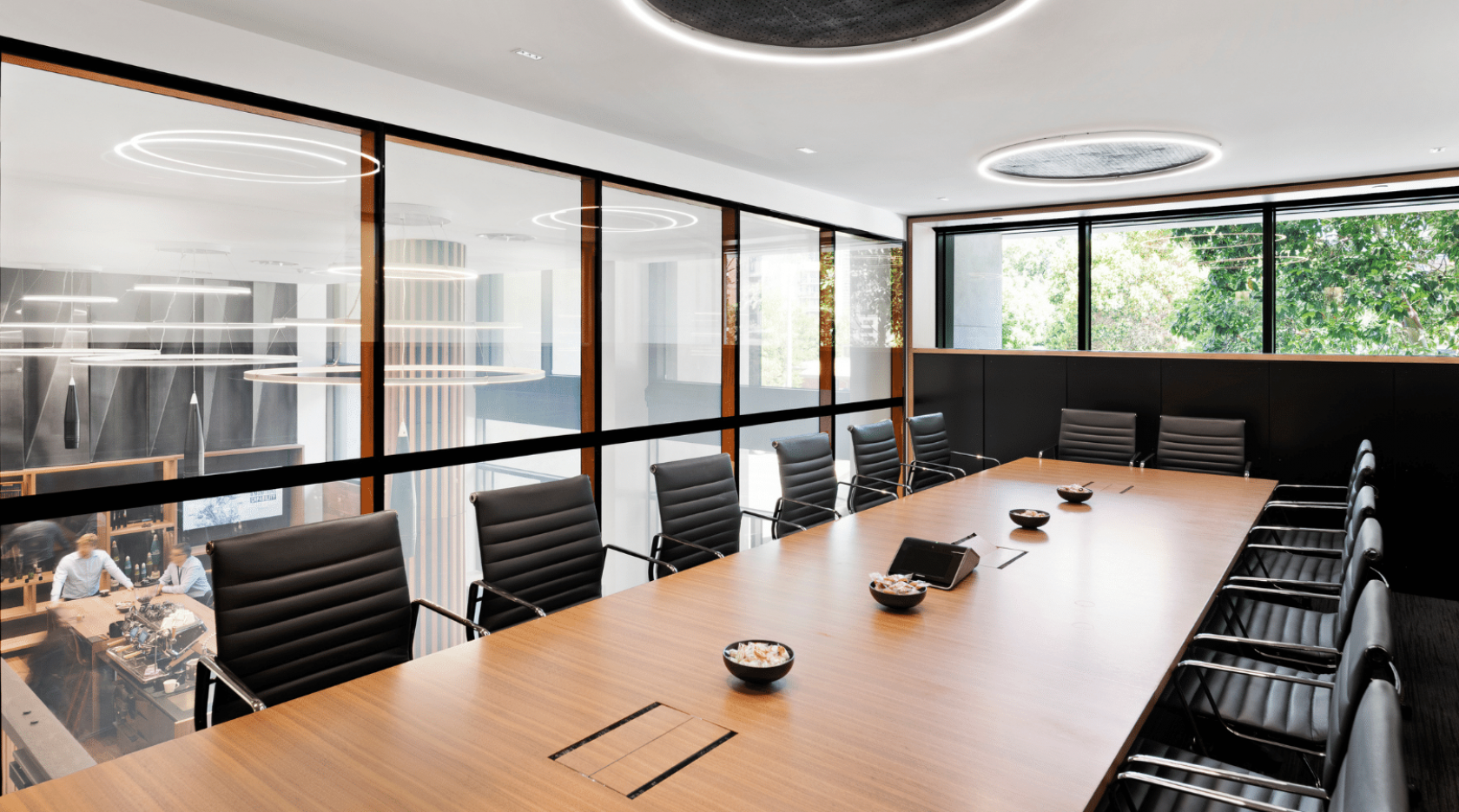 schiavello construction southbank melbourne nioa office fitout meeting room