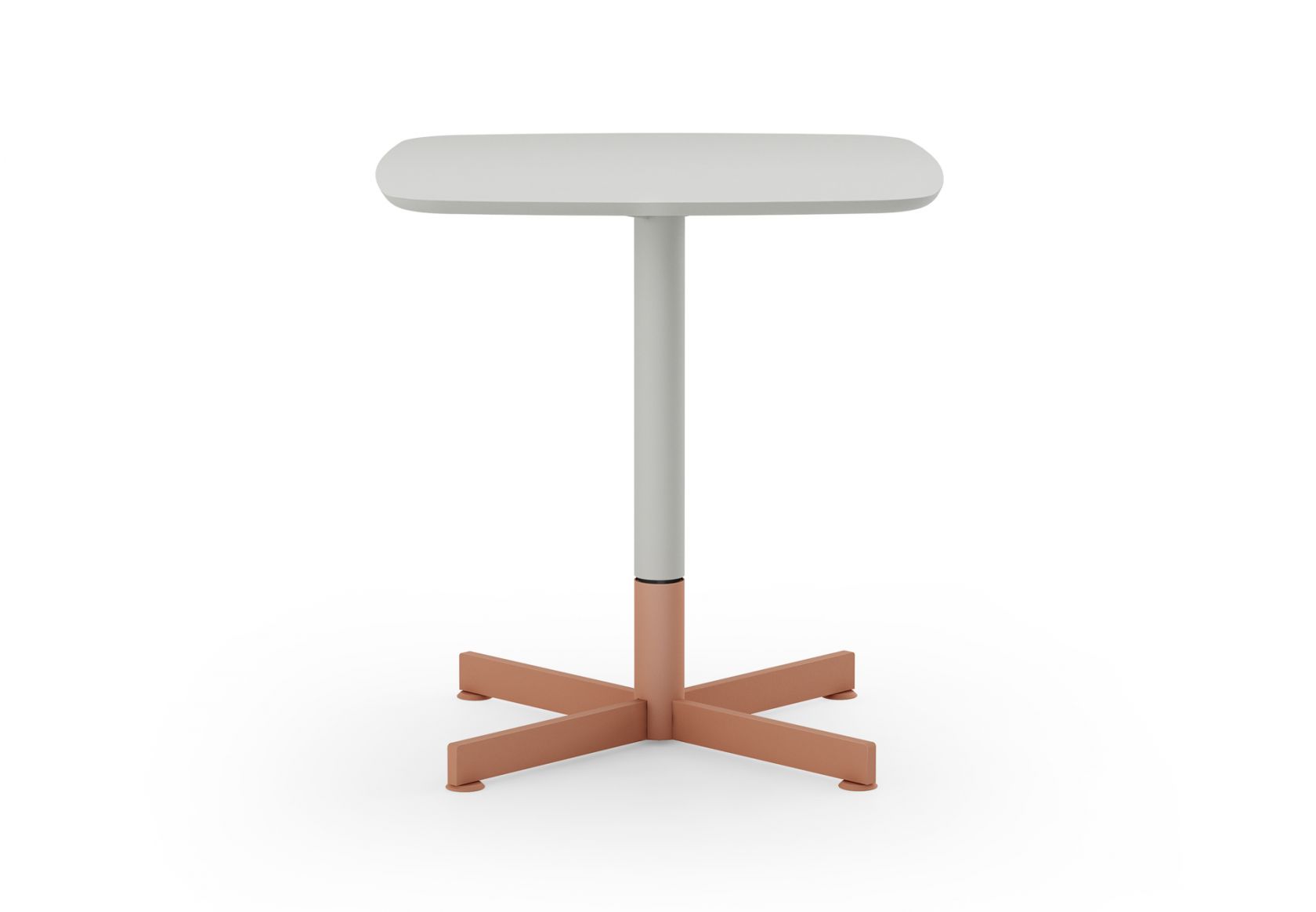 Split Cafe Table with Cross Base