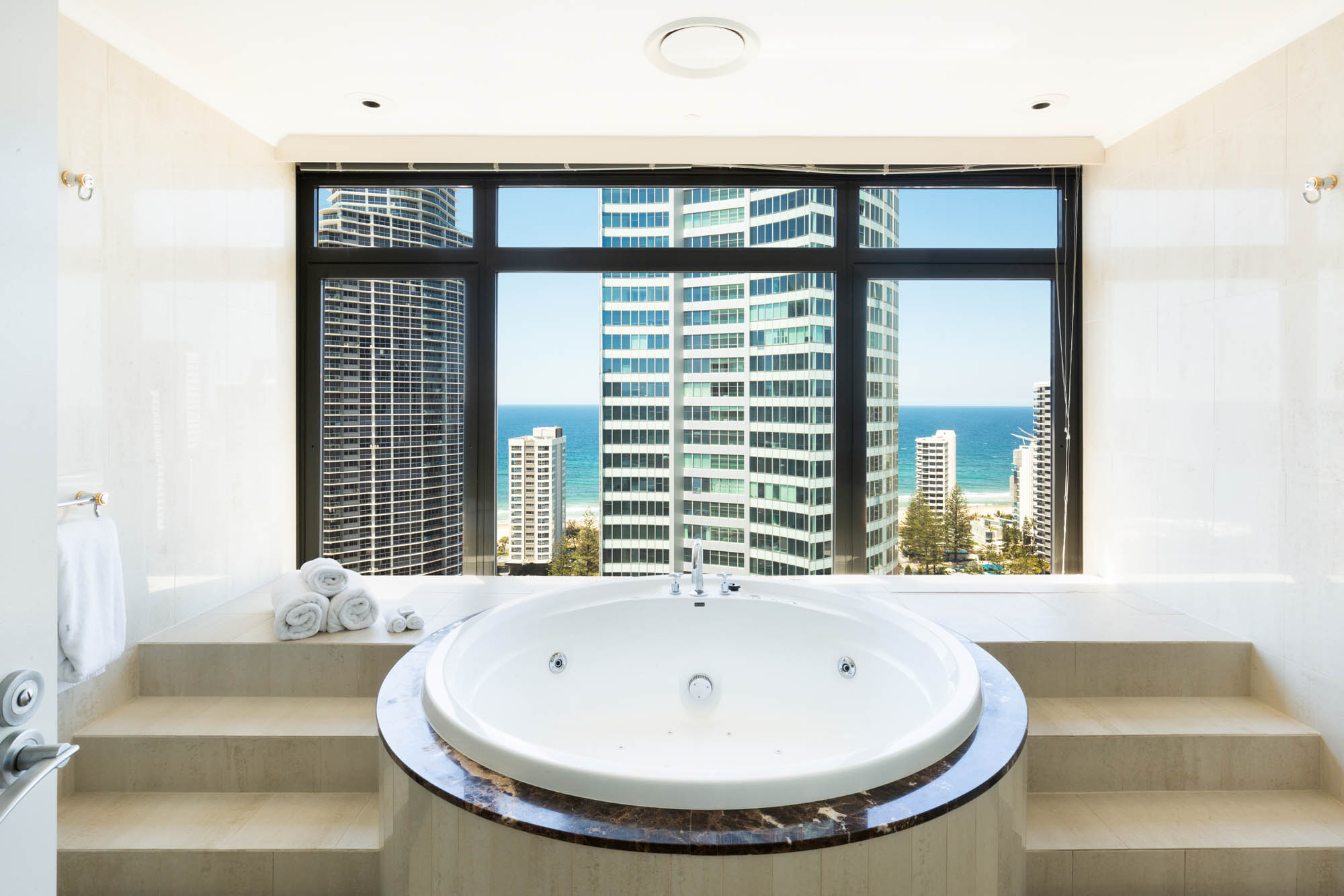 voco hotel gold coast fitout refurbishment construction executive suite spa bathroom retreat