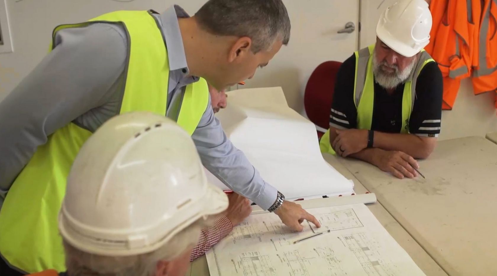 schiavello construction brisbane hexagon mining video snippet drawing review