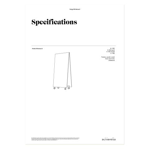 Henge Whiteboard Specification Sheet