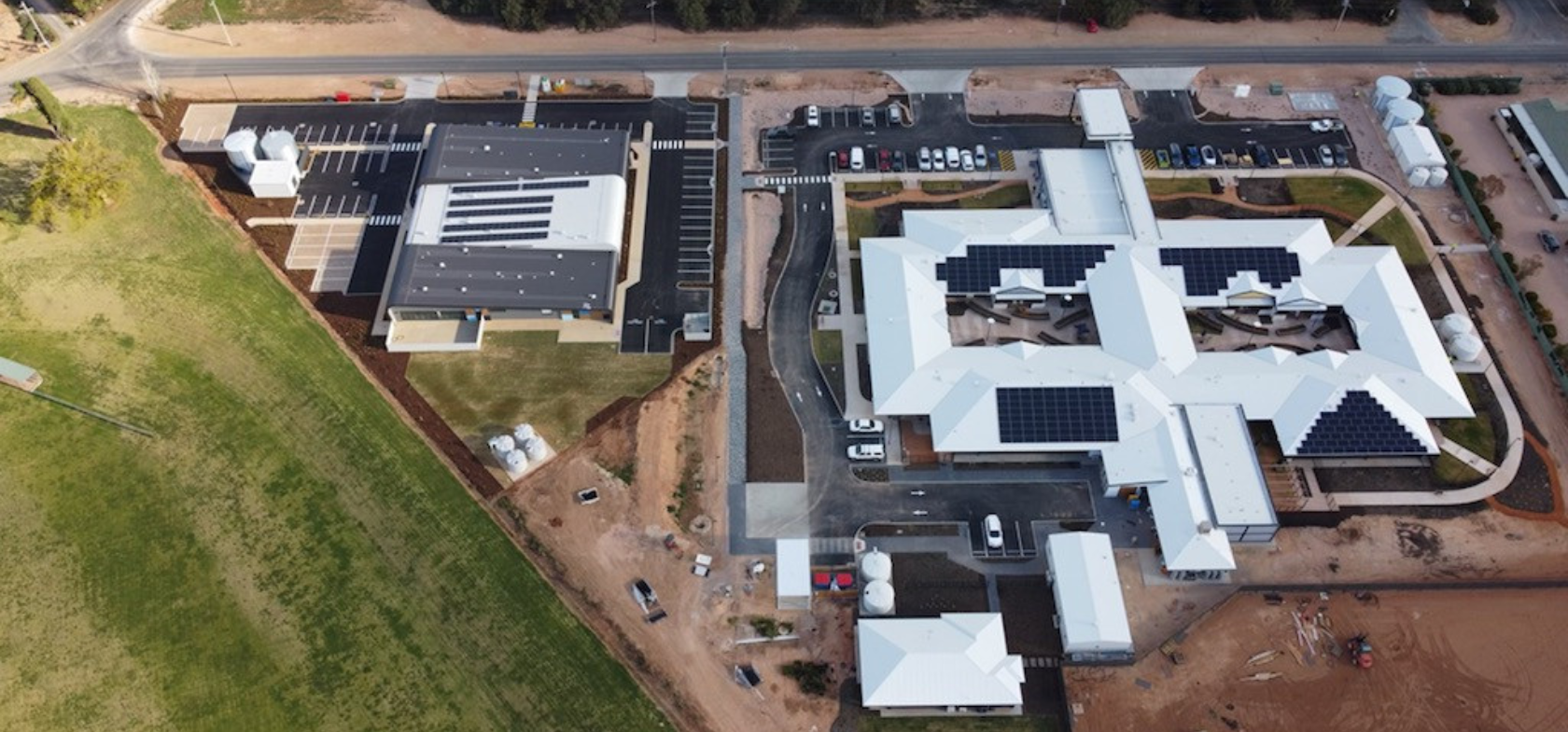 Cavalry Berri Aged Care Facility aerial view