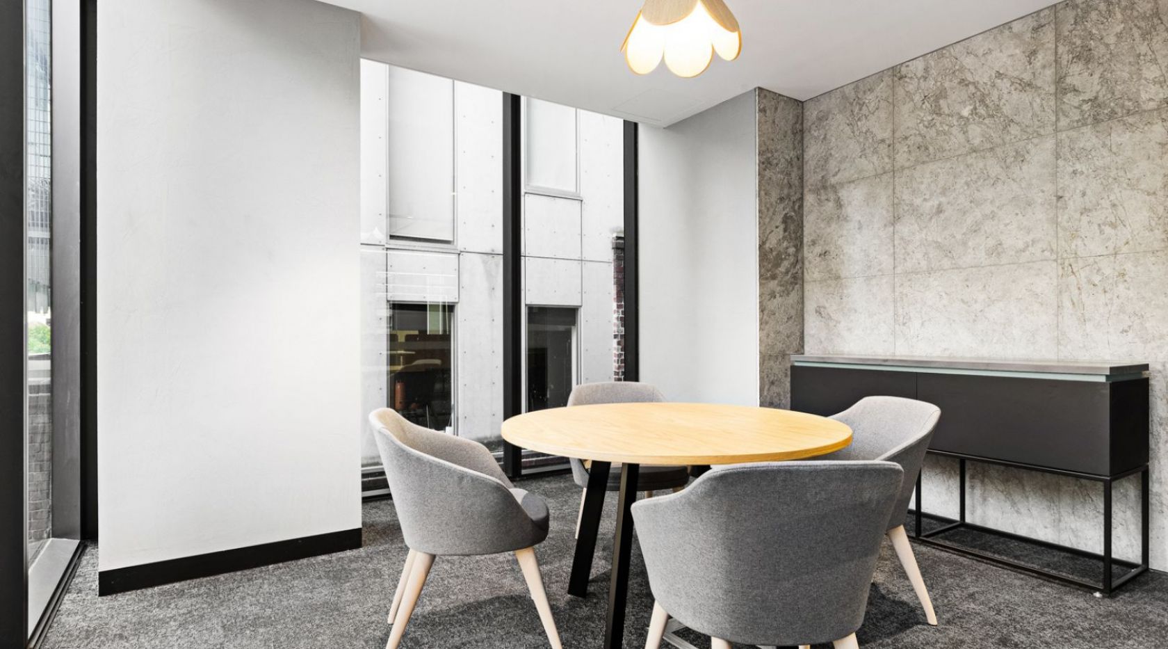 mckillop house melbourne refurbishment fitout round table meeting schiavello construction