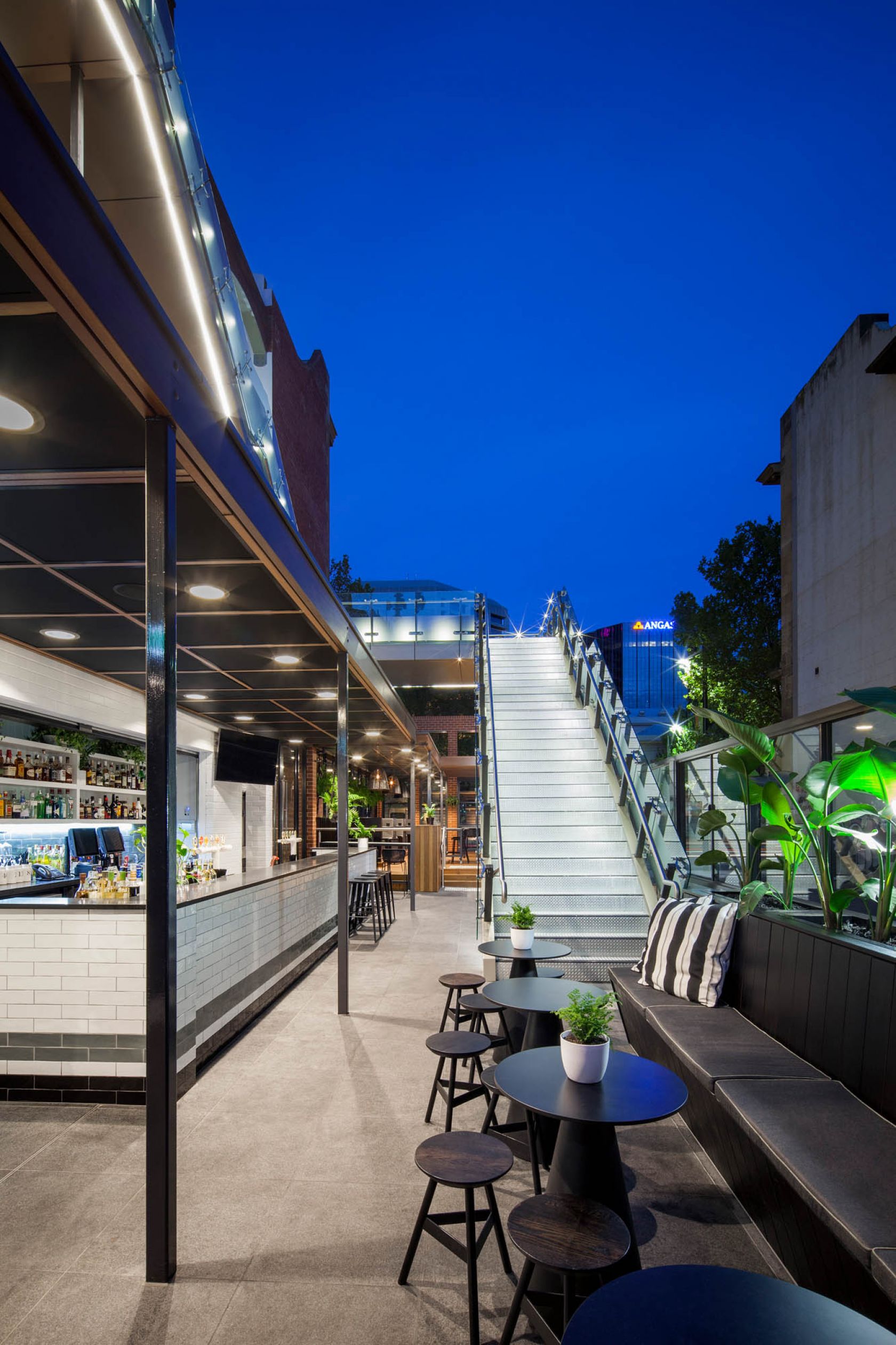 electra house adelaide heritage outdoor alfresco stairs bar seating