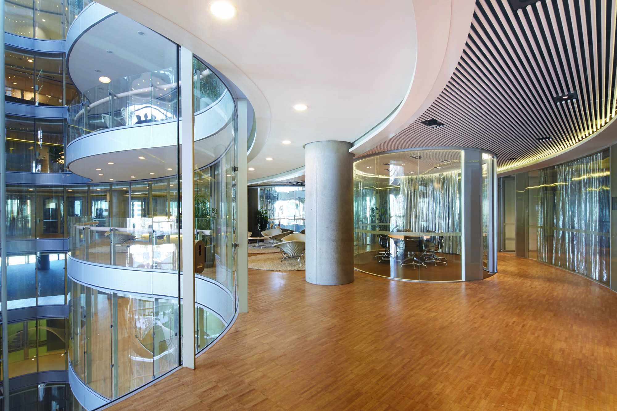 commonwealth parliament office sydney construction fitout atrium timber glass 