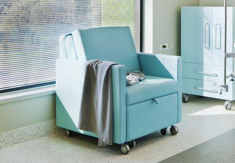 Sleeper Chair blue