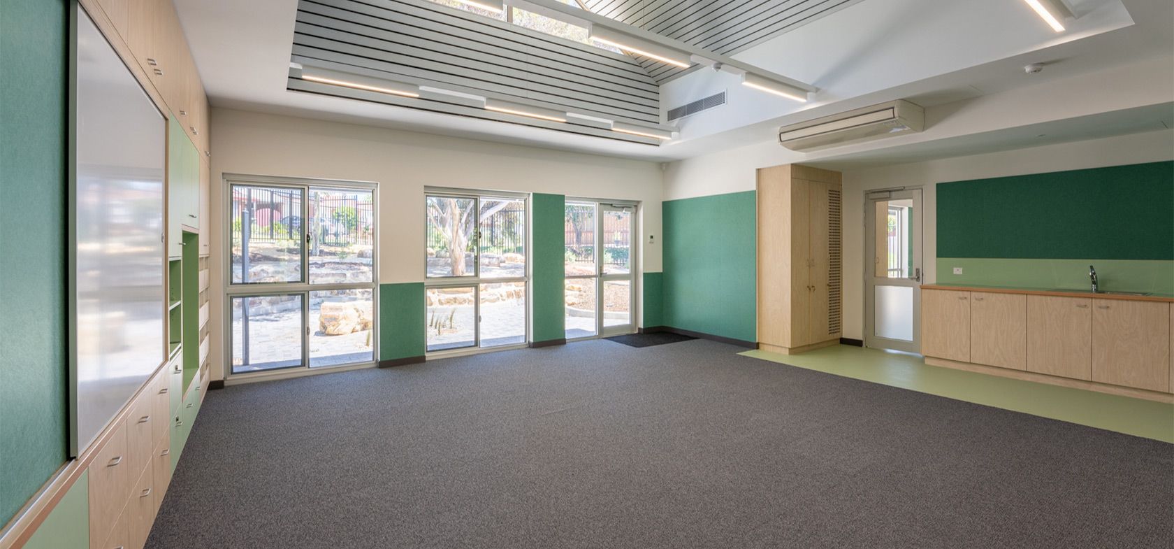 schiavello construction adelaide emmaus catholic primary school education fitout breakout hall