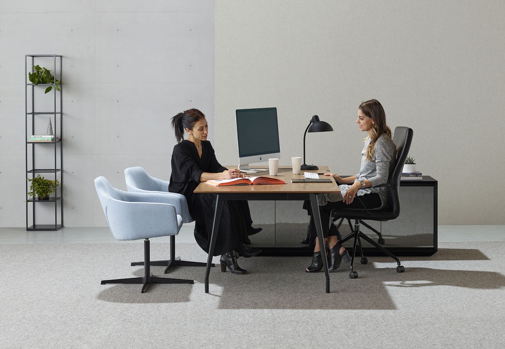 Palomino Chair, Aire Table and Vertical Garden 