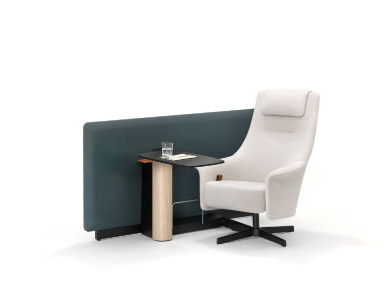 Ports Task Lounge in White and Green