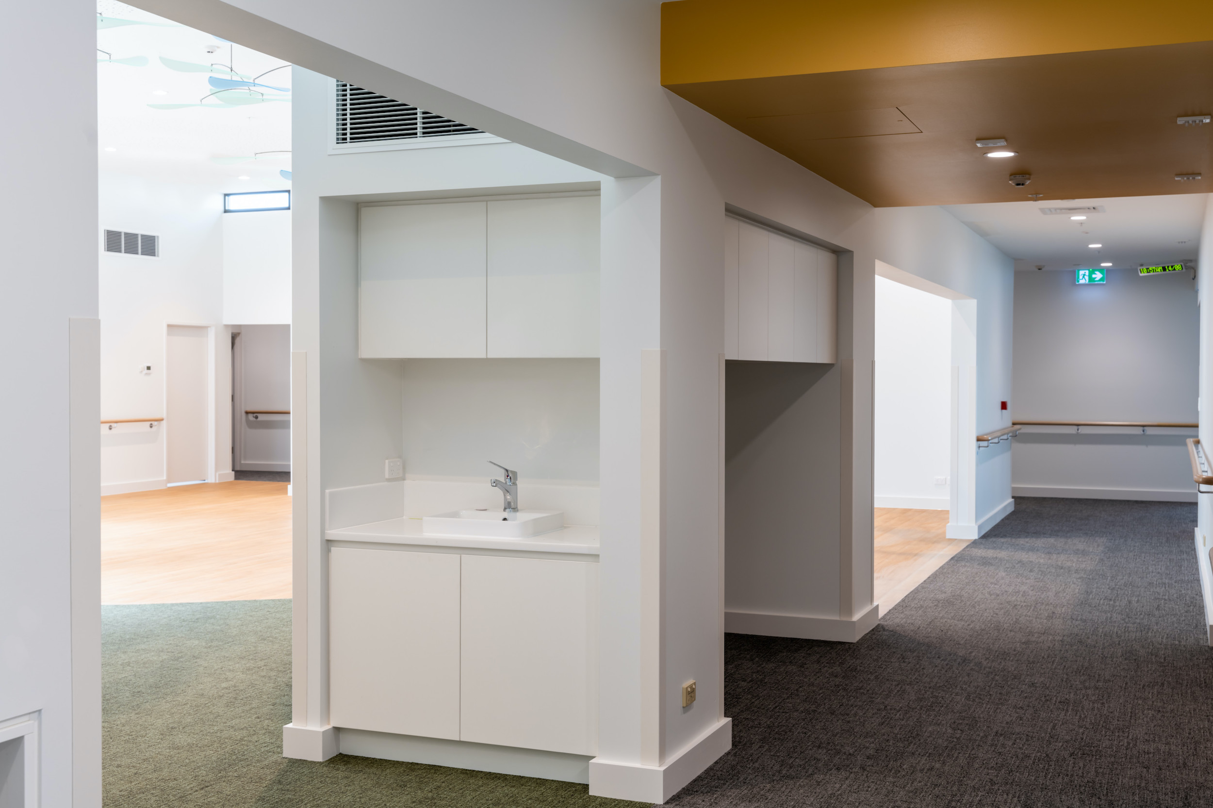 Image showing sink and hallway