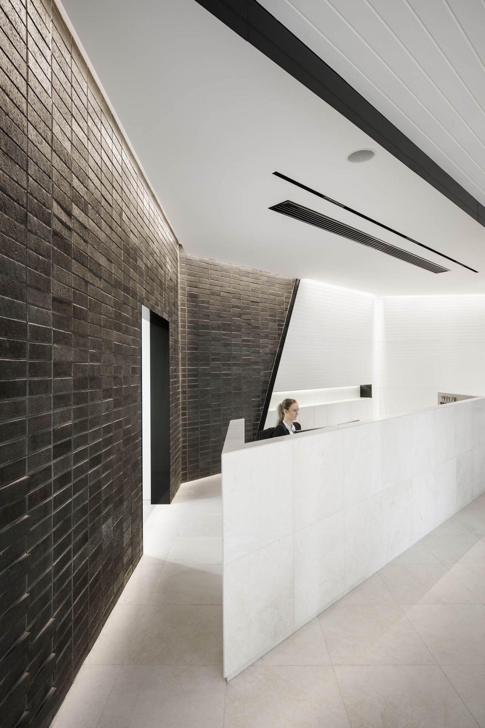 brickworks design austral brick studio adelaide fitout construction reception bricks stone 