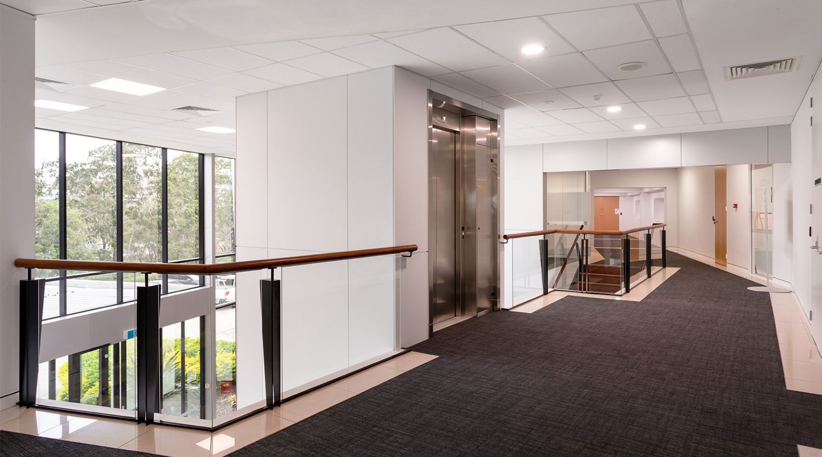 schiavello construction brisbane powerlink northlink refurbishment first floor lift