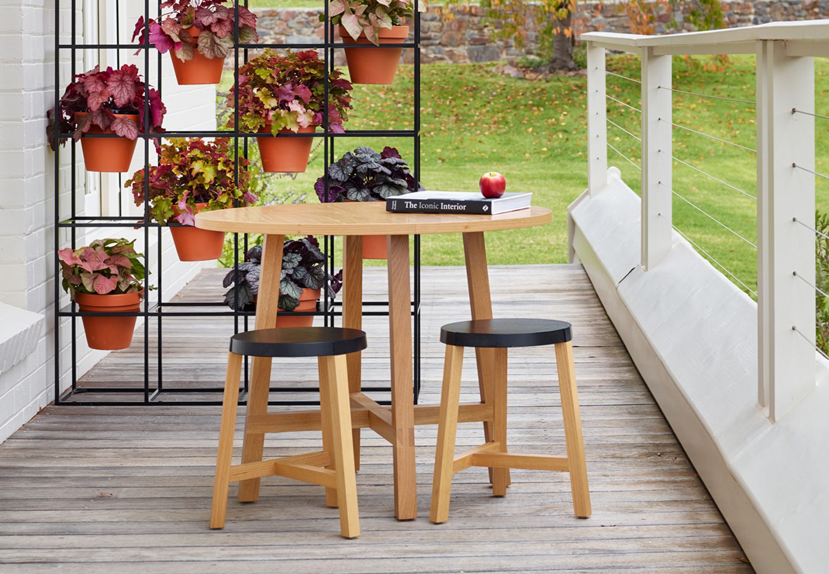 Toro Stool, Toro Table and Vertical Garden