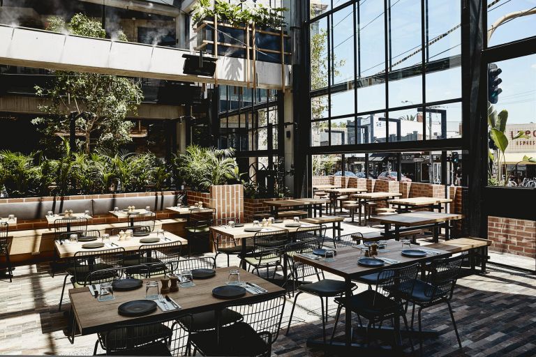 village belle hotel hospitality construction vic st kilda barkly st beer garden open area drinks summer melbourne