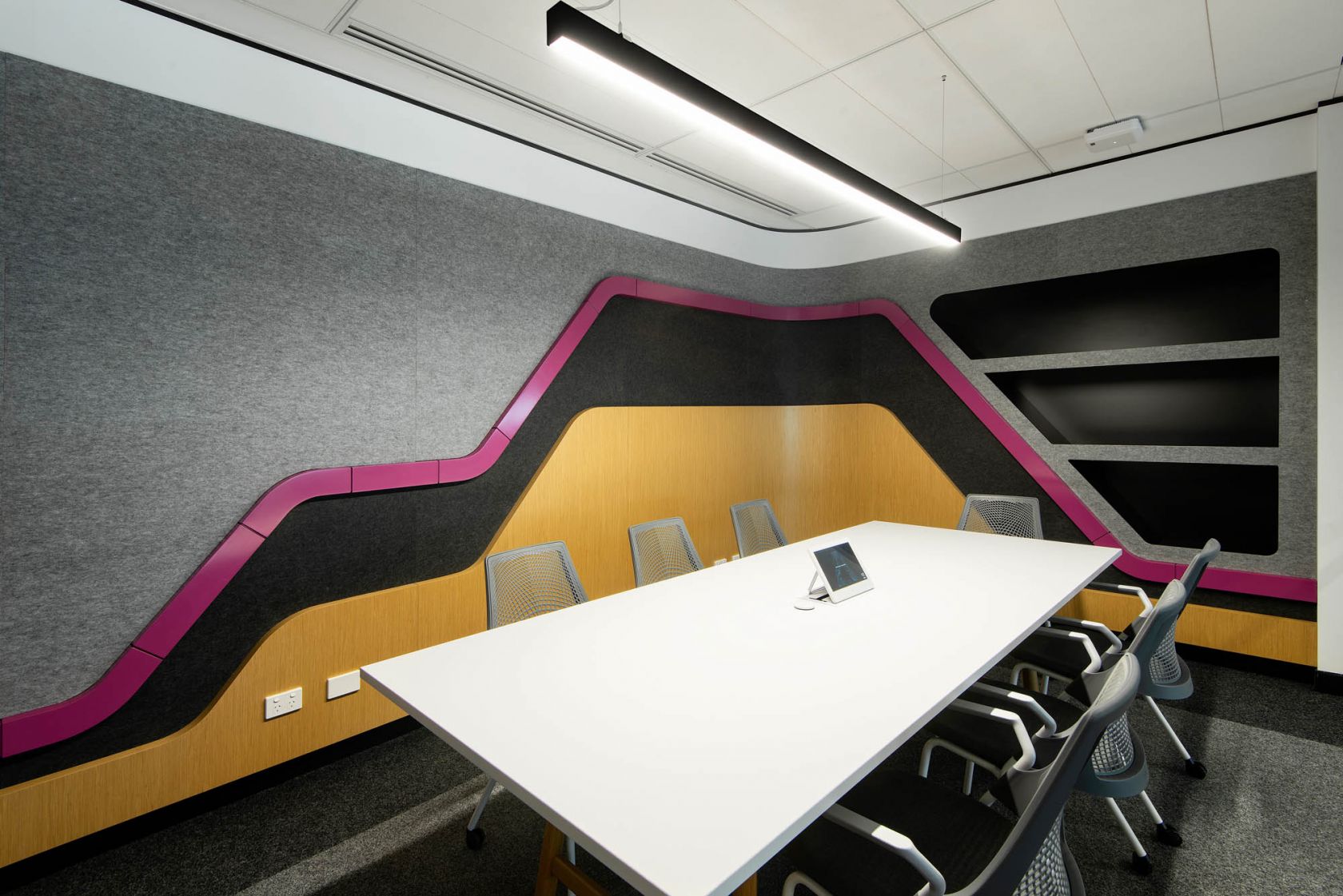 Adobe Head Office Australia Schiavello Fitout Workspace Commercial Office meeting room boardroom acoustic 