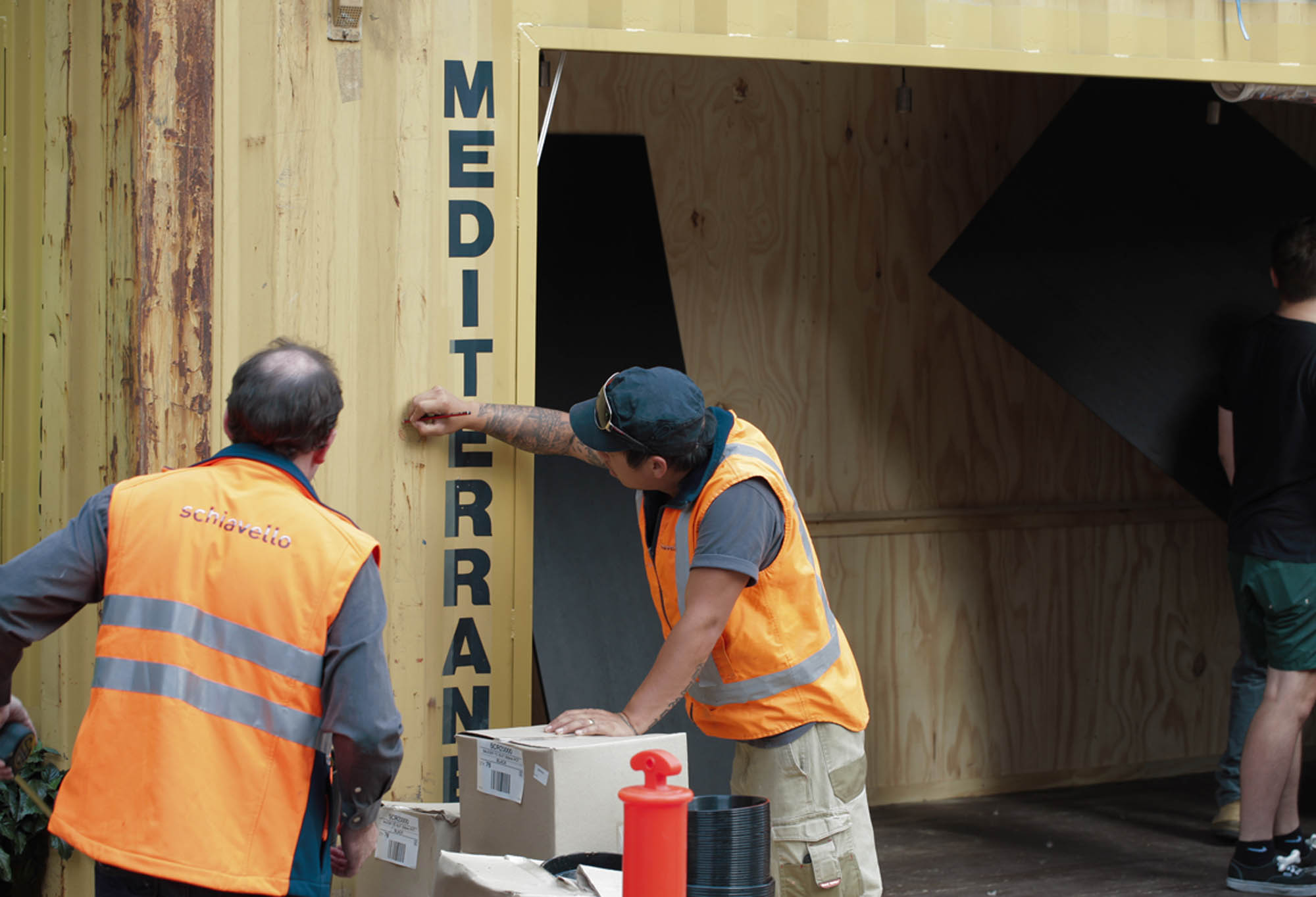 urban coffee farm brew bar melbourne food wine hospitality wood wall