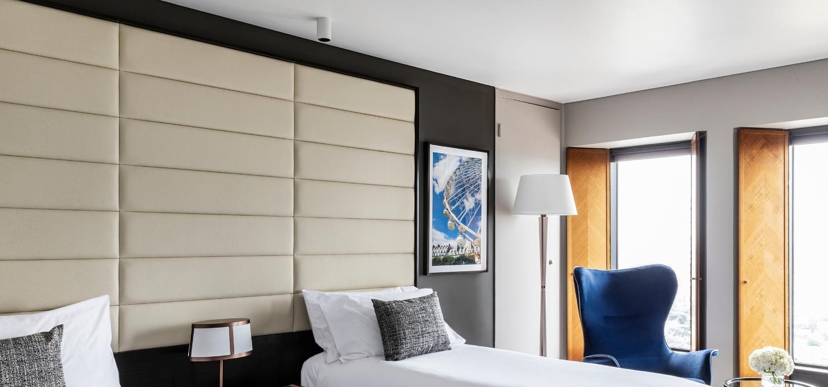 Sofitel Melbourne double room lighting landscape