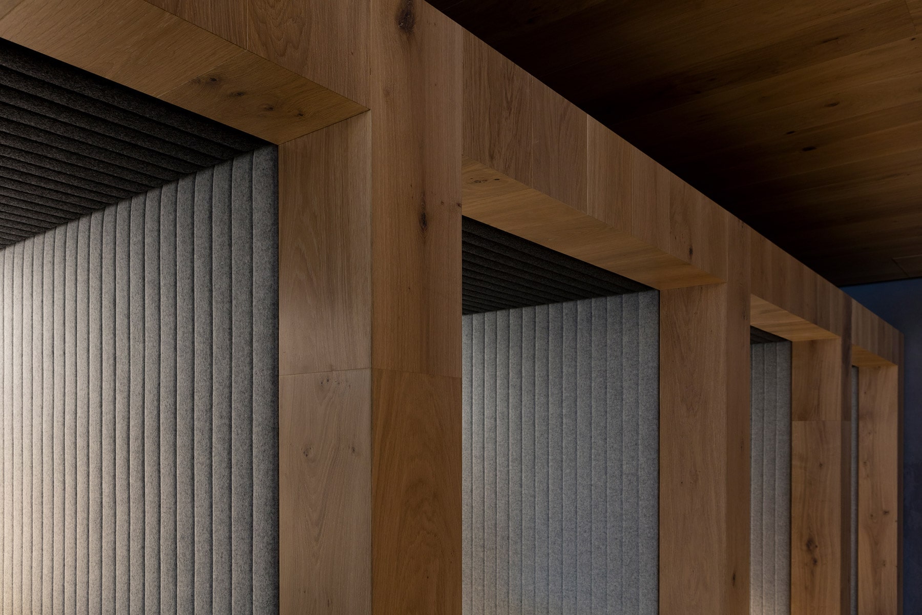 prima joinery melbourne architectus office timber walls