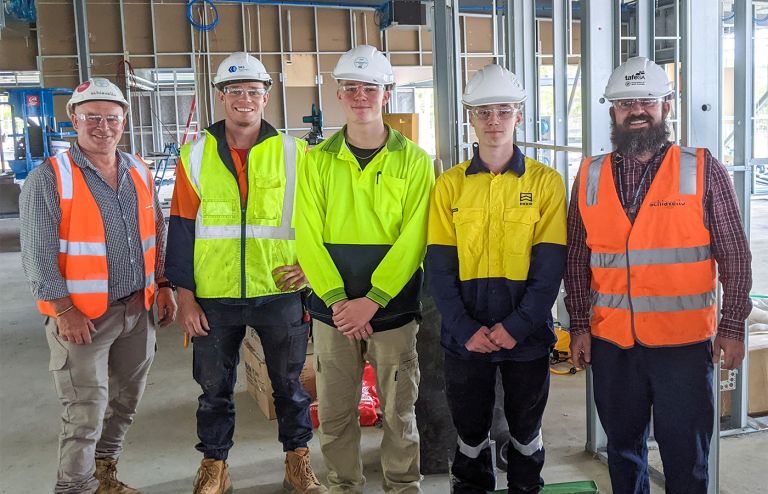 schiavello construction education school adelaide blackwood high work experience