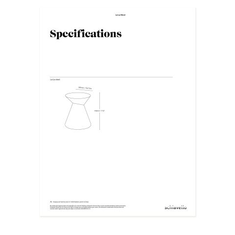 La La Specification Sheet