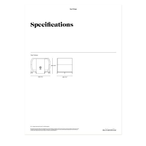 Kayt Cabana Specification Sheet