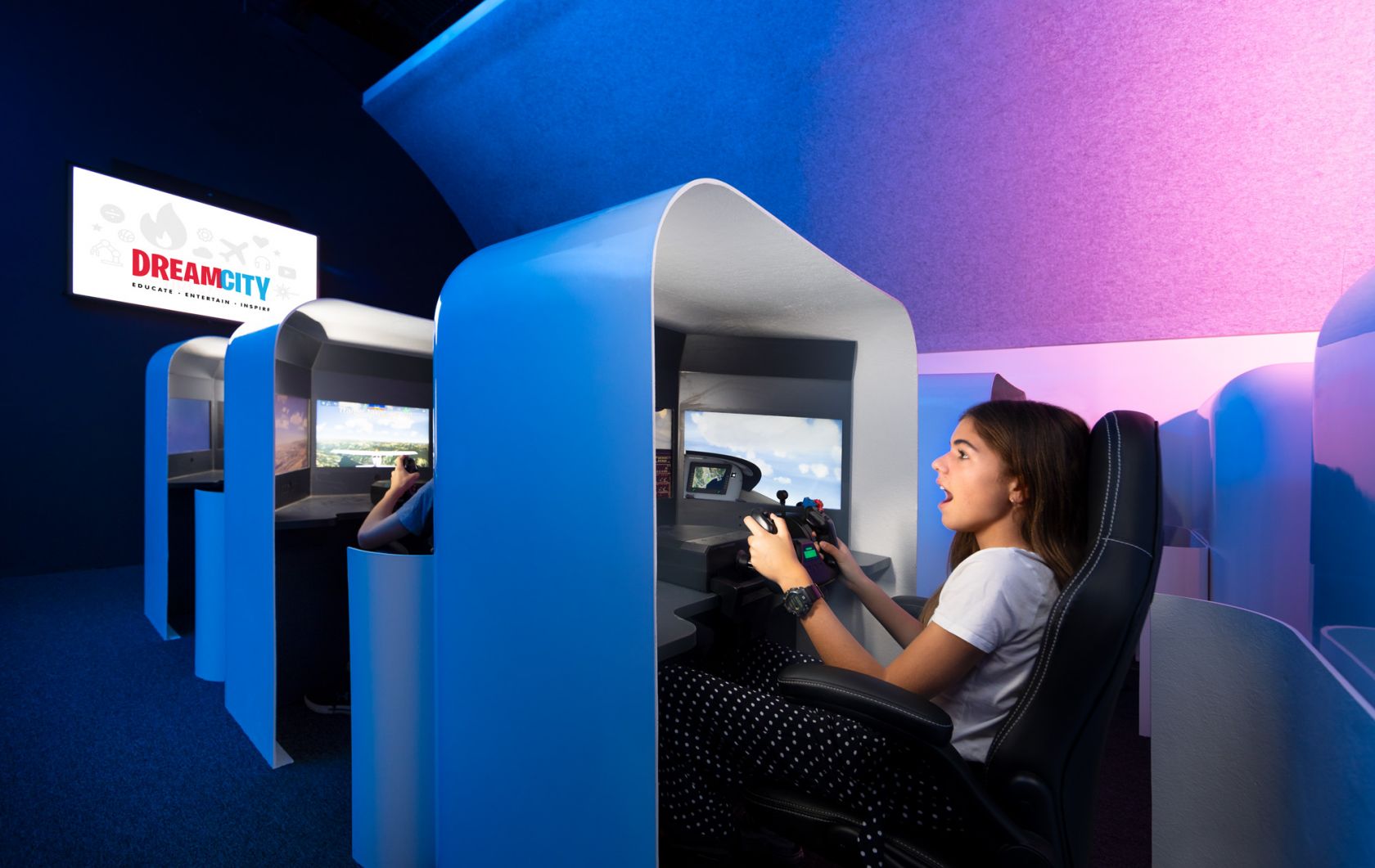 dreamcity melbourne edutainment aviation academy simulator